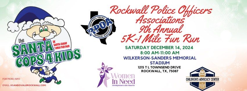 9th Annual Santa Cops 4 Kids 2024 \u2013 5K, Santa Chase, and 1 Mile Fun Run