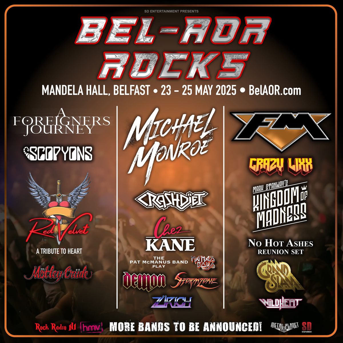 BEL-AOR ROCKS @ MANDELA HALL, BELFAST