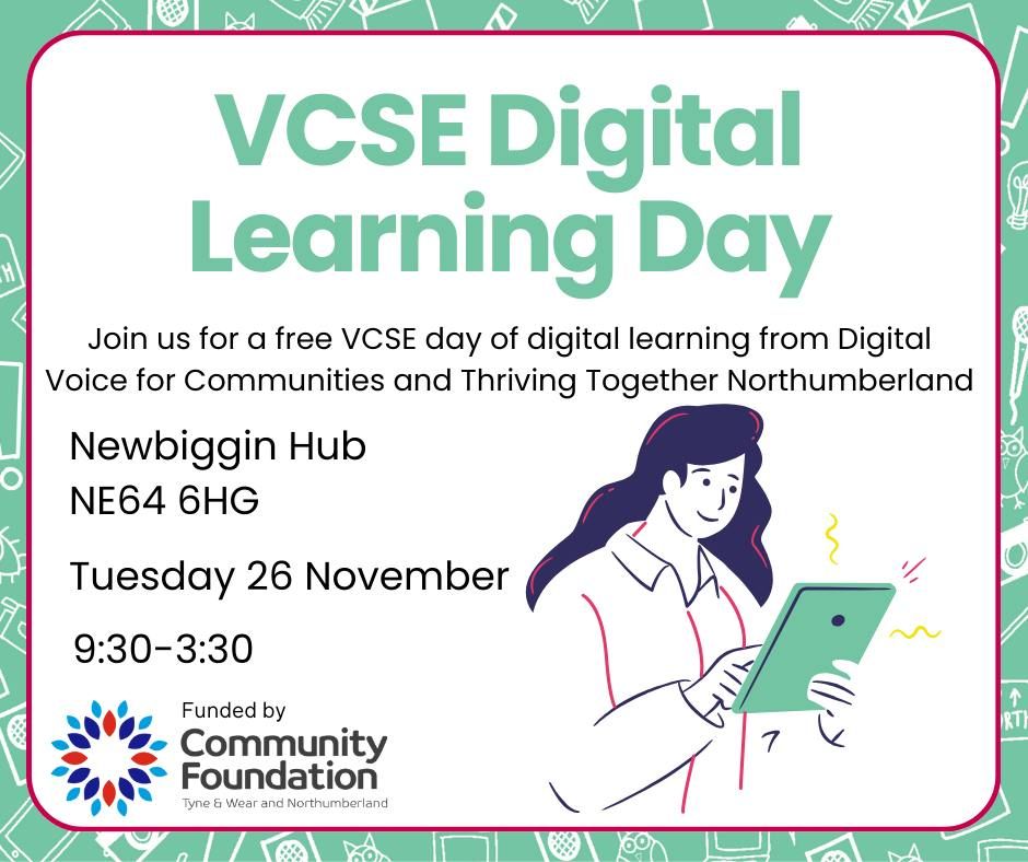 VCSE Digital Learning Day Northumberland