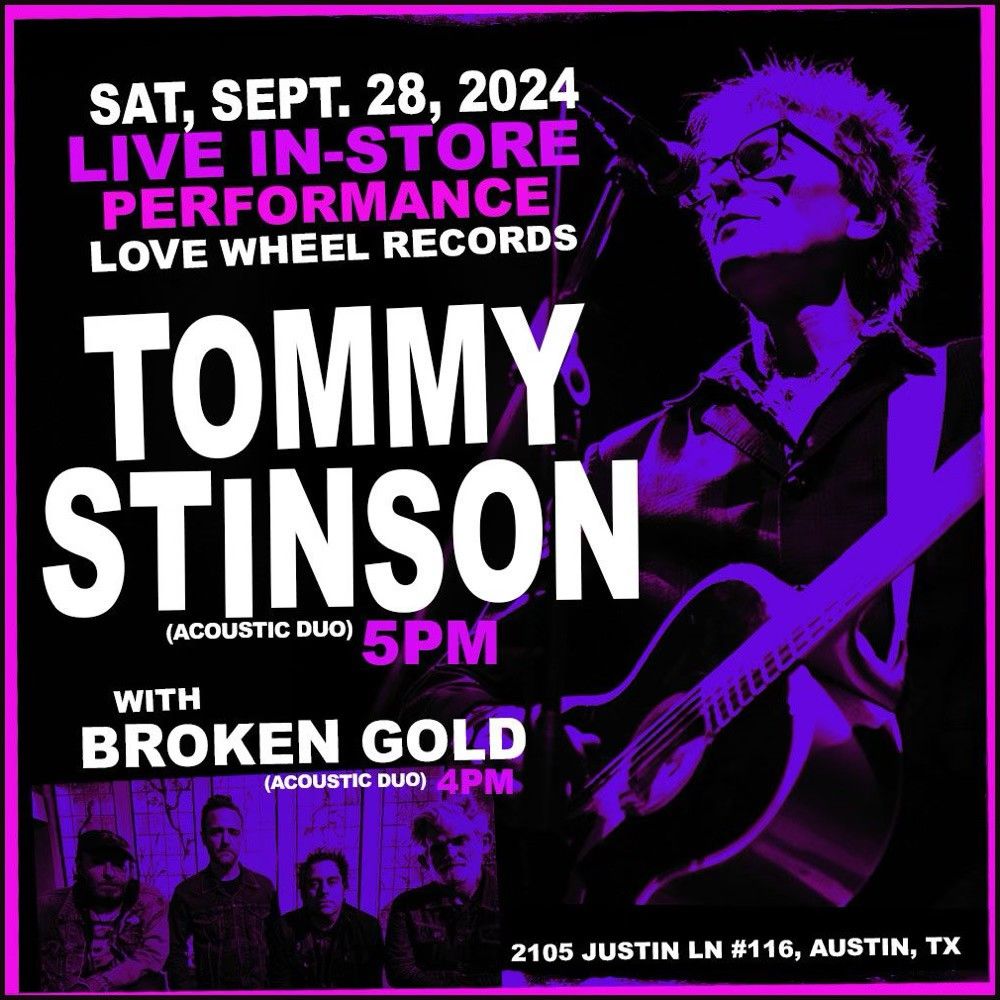 Tommy Stinson & Broken Gold @ Lovewheel Records