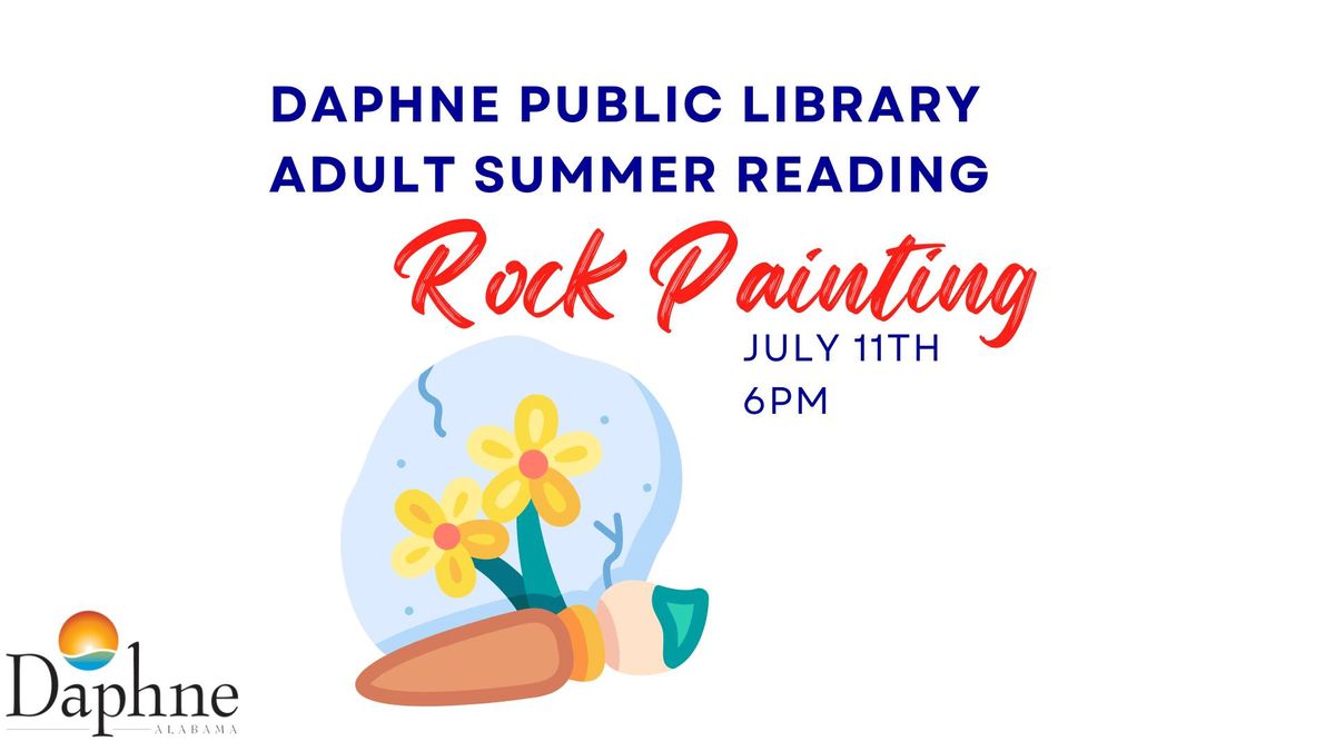 Adult Summer Reading - Rock Painting