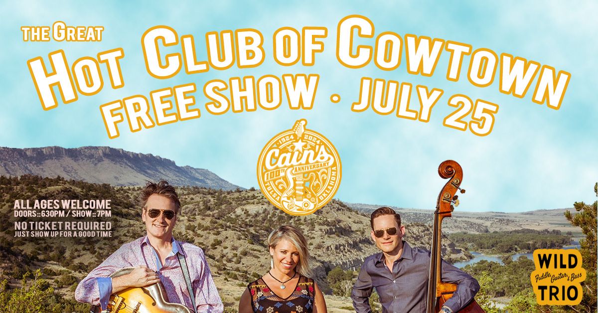 Hot Club of Cowtown (Free Show)