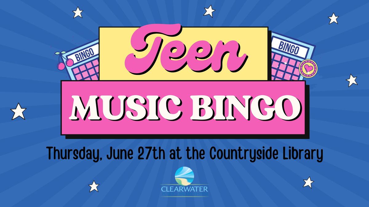 Teen Music Bingo