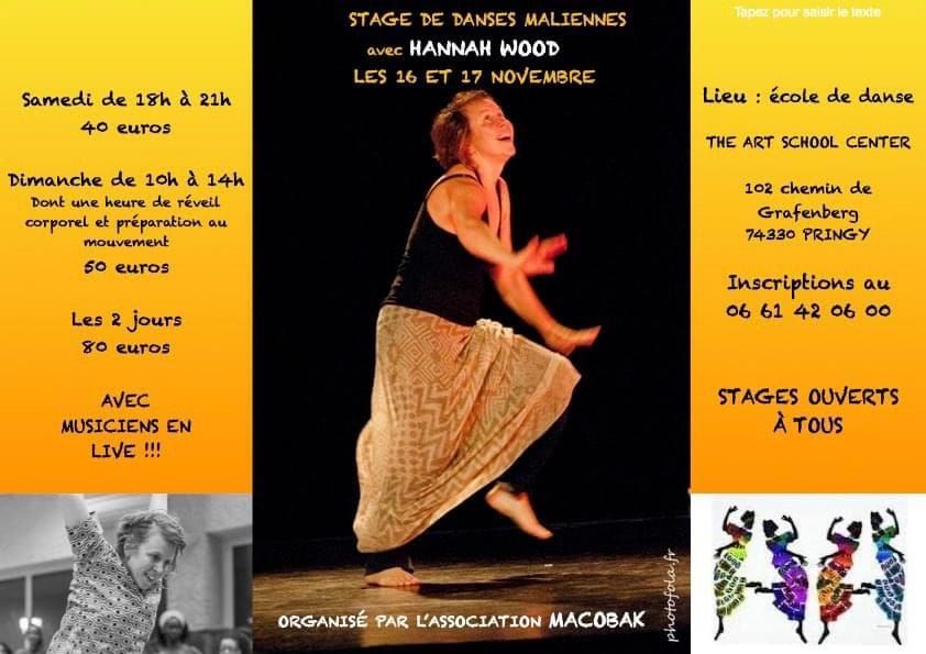 stage de danses du Mali