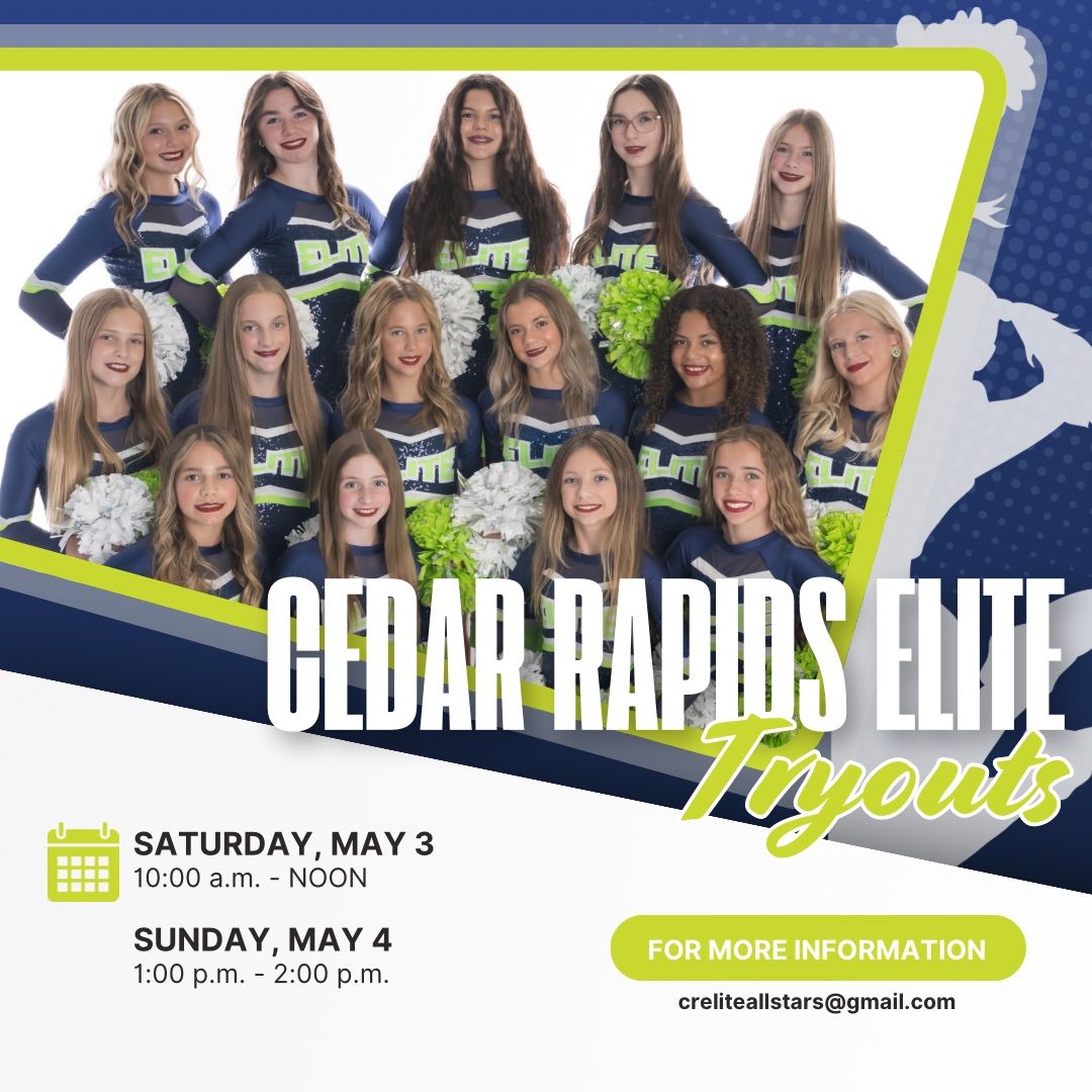 Cedar Rapids Elite All Stars Tryouts