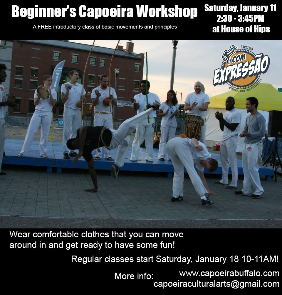 Free Beginner Capoeira Workshop with Monitor Touro