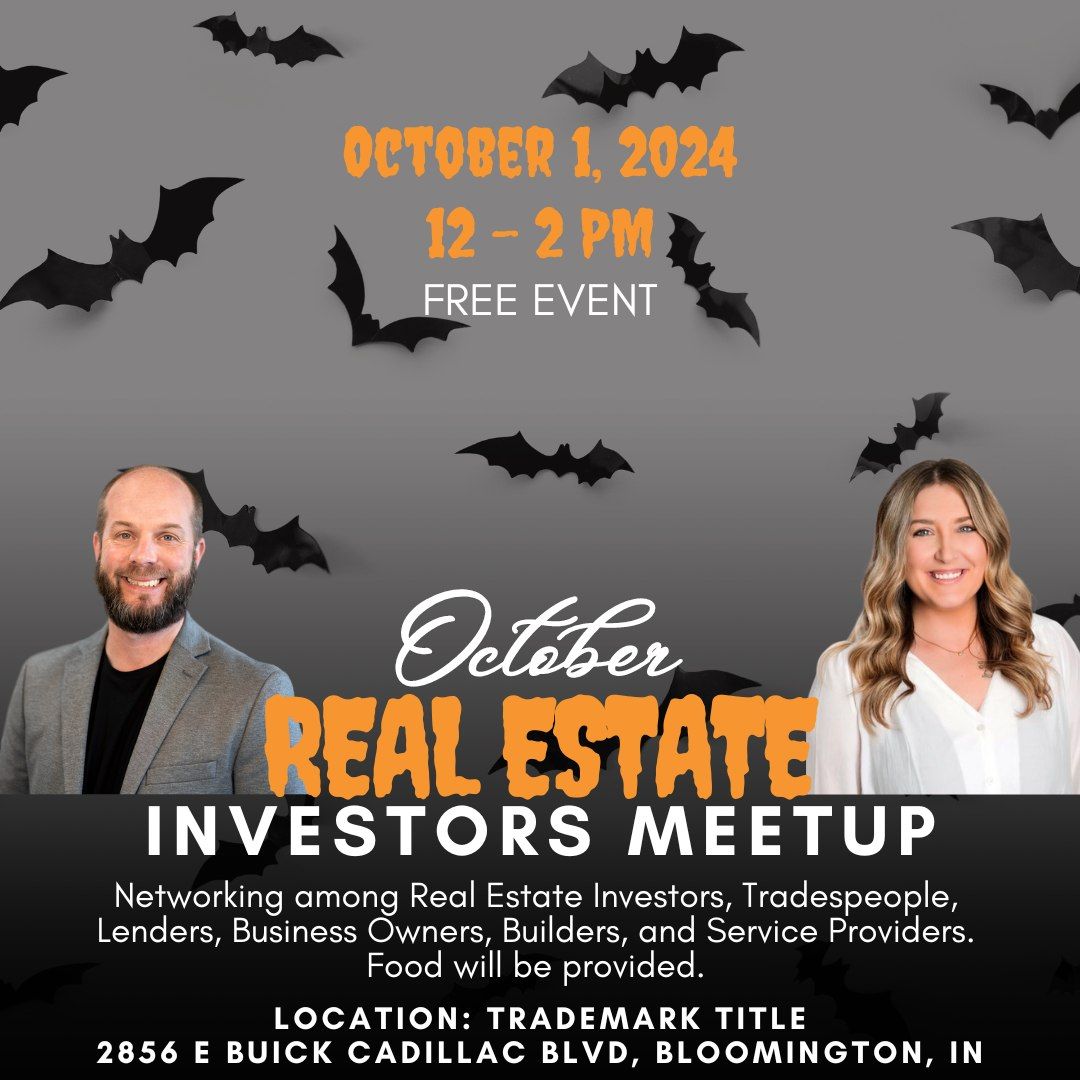 October Real Estate Investors Meetup