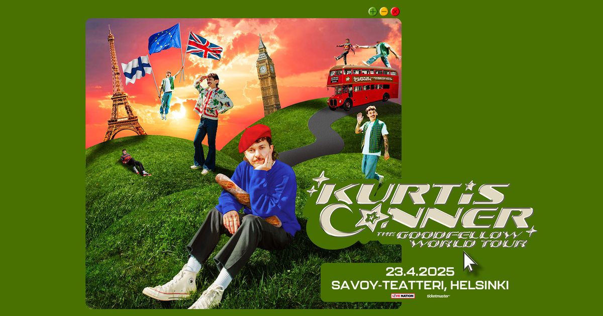 Kurtis Conner (CA): The Goodfellow World Tour, Savoy-teatteri 23.4.2025