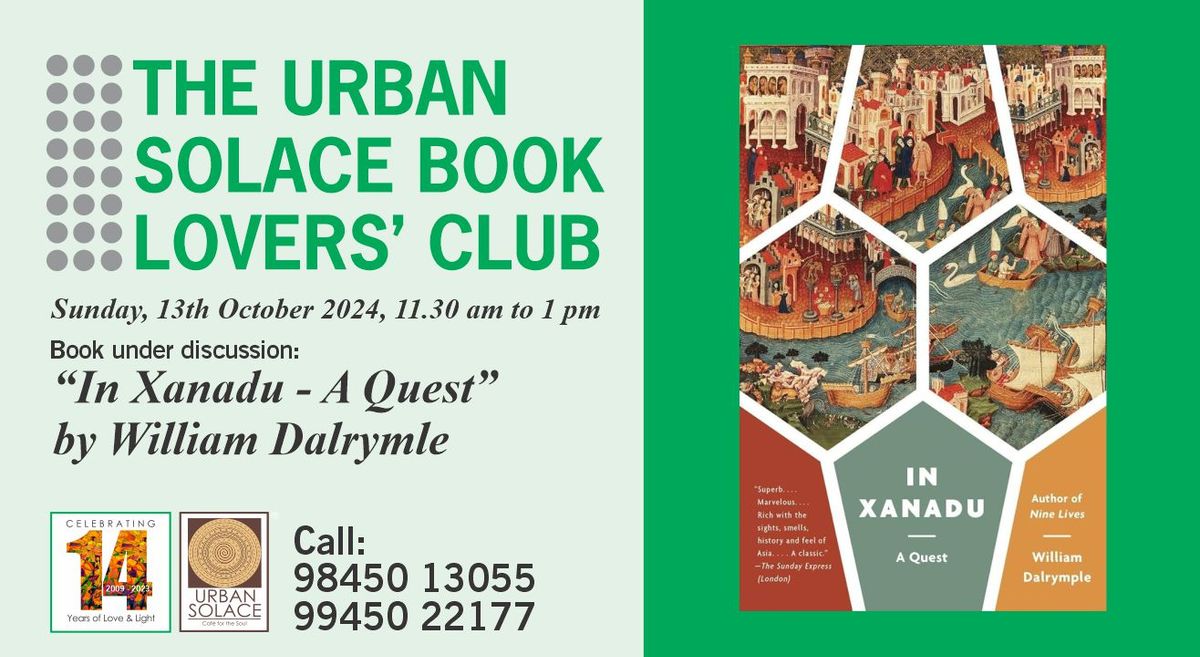 The Urban Solace Book Lovers' Club - October 2024 Meet