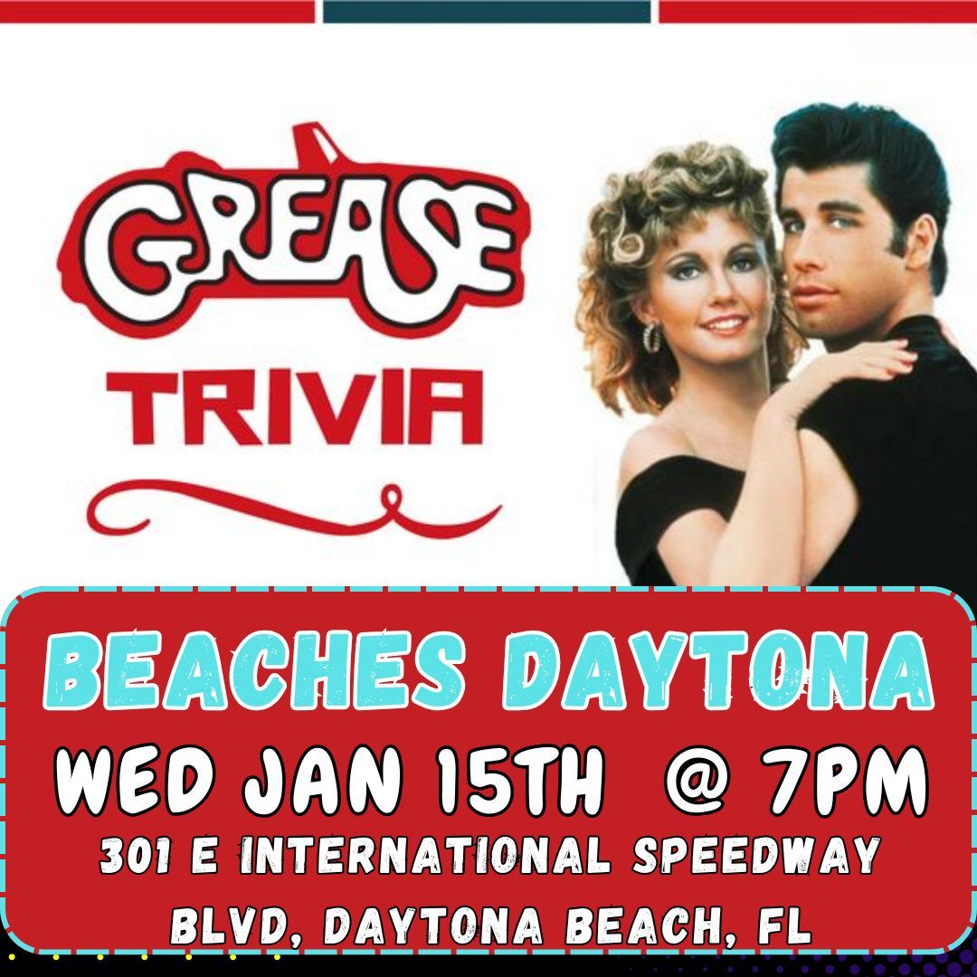 Grease Trivia @ Beaches Daytona