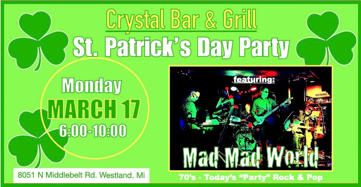 St. Paddy's Day Shenanigans at the Crystal with MMW!