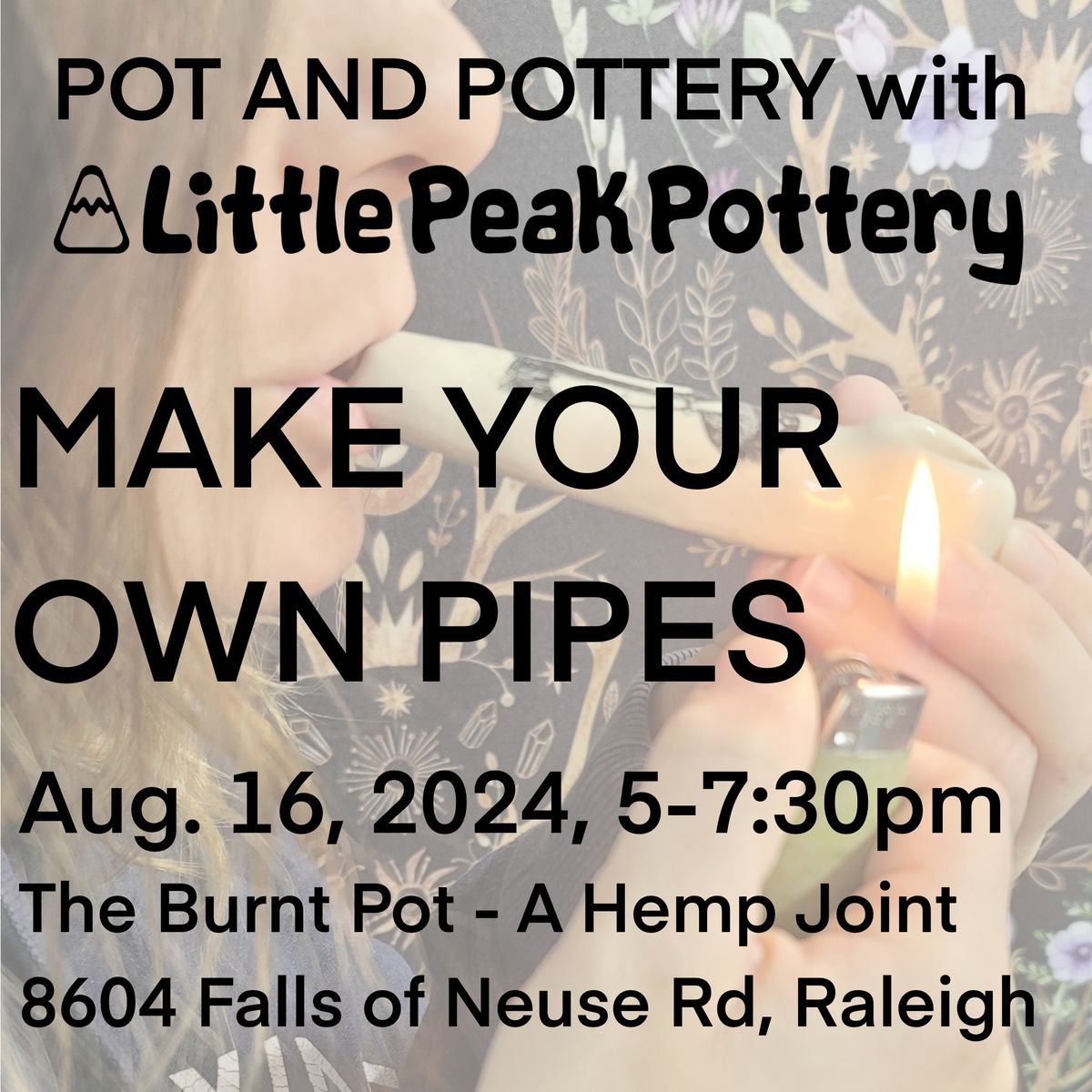 Pot and Pottery with Little Peak Pottery at The Burnt Pot