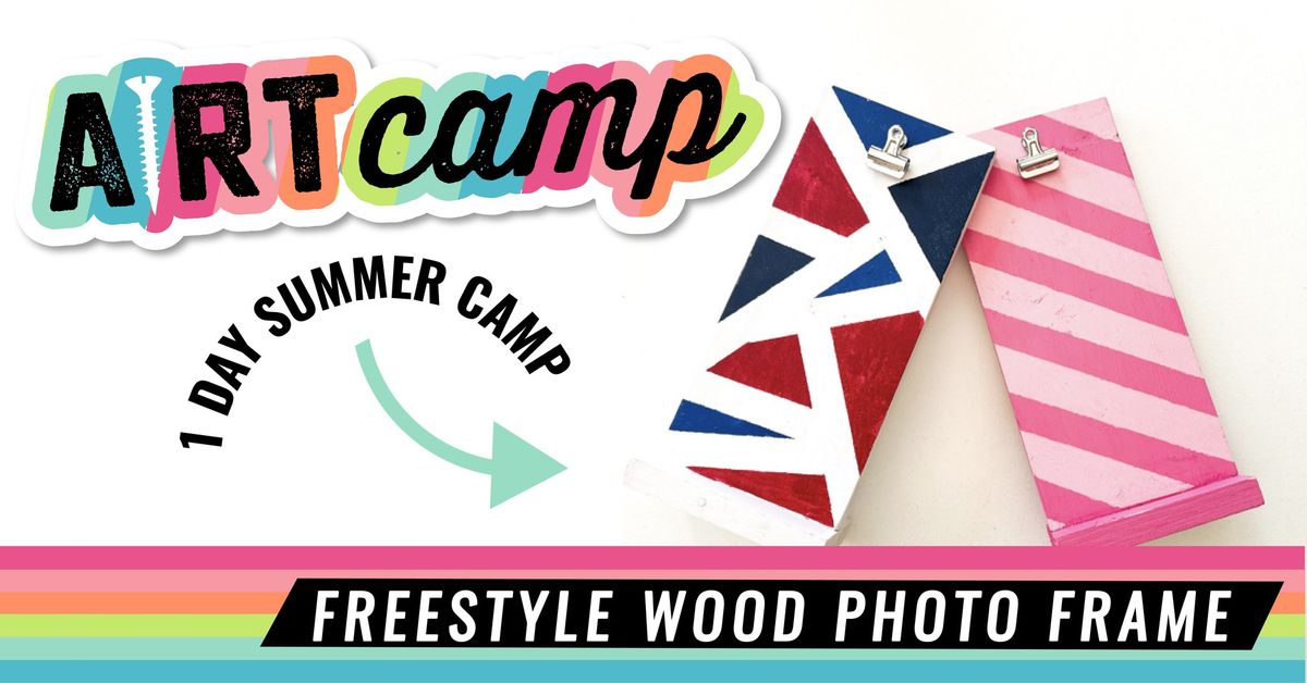 1 Day Summer Camp - Freestyle Wood Photo Frame 