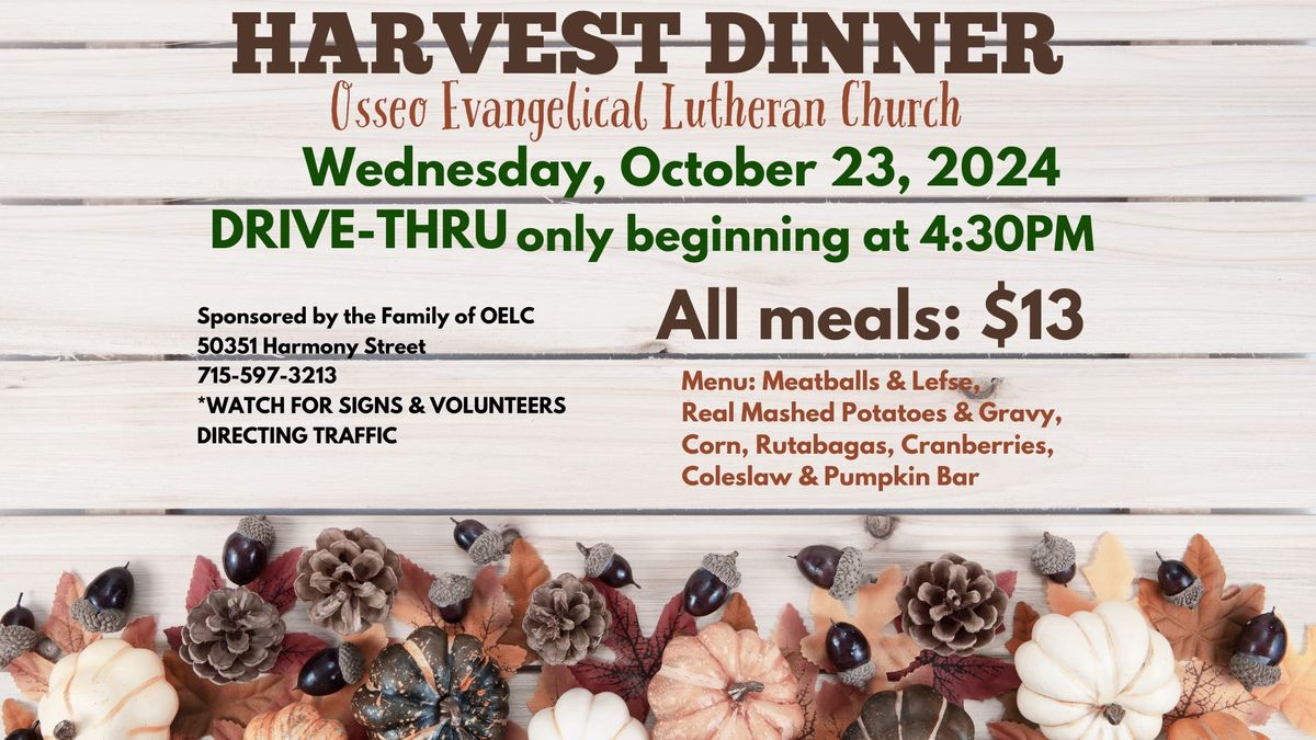 Harvest Dinner