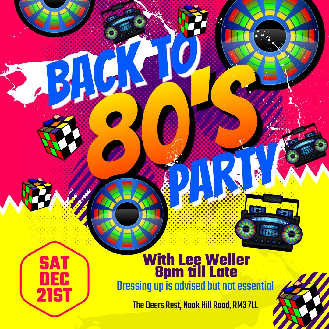 80's Night With Lee Weller