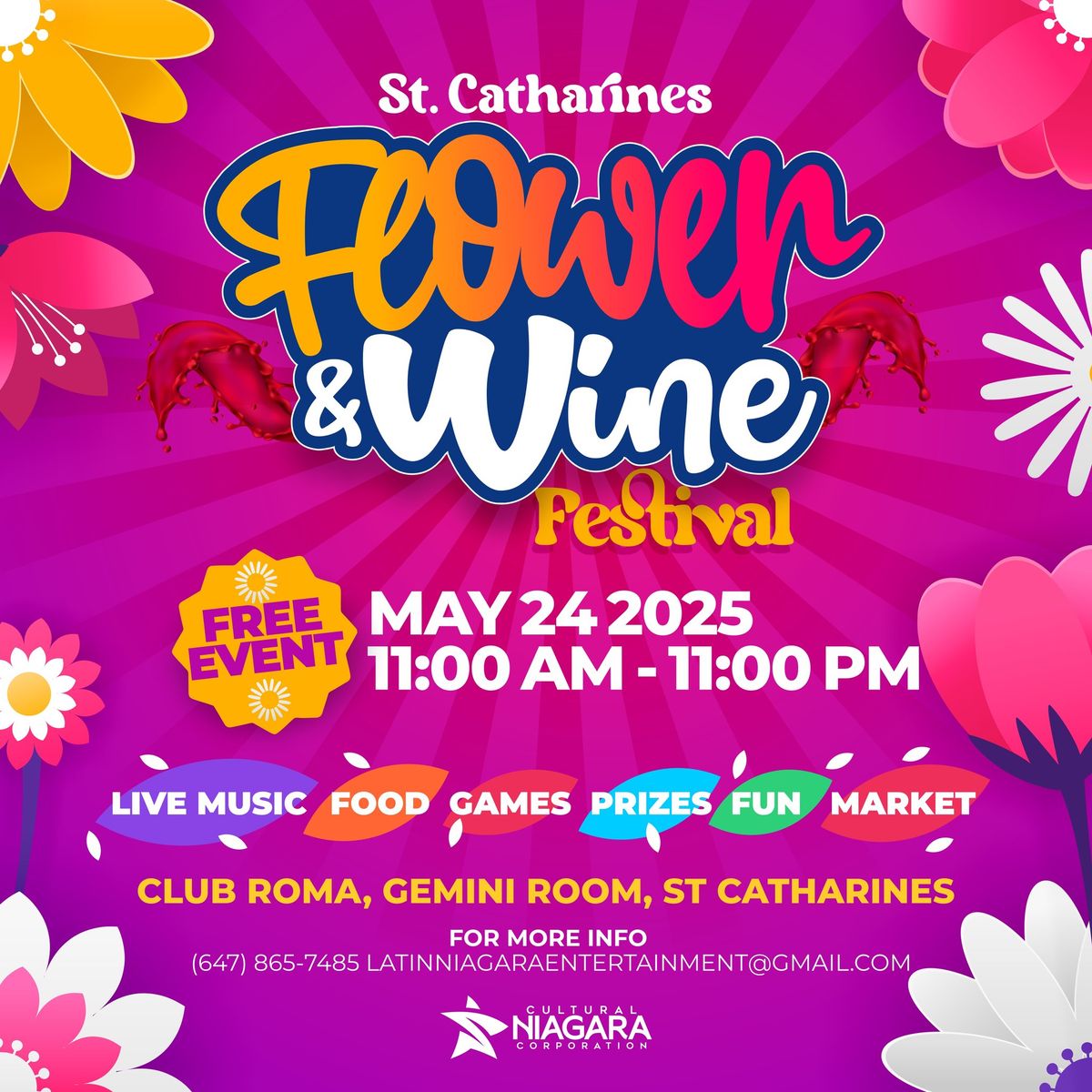 St Catharines Flower & Wine Festival