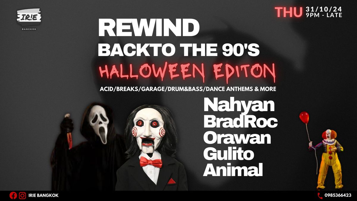 Rewind Bak To The 90s Halloween Editon. 