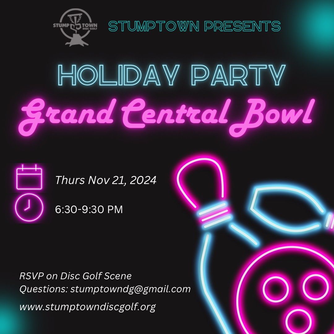 Stumptown Disc Golf Holiday Party!