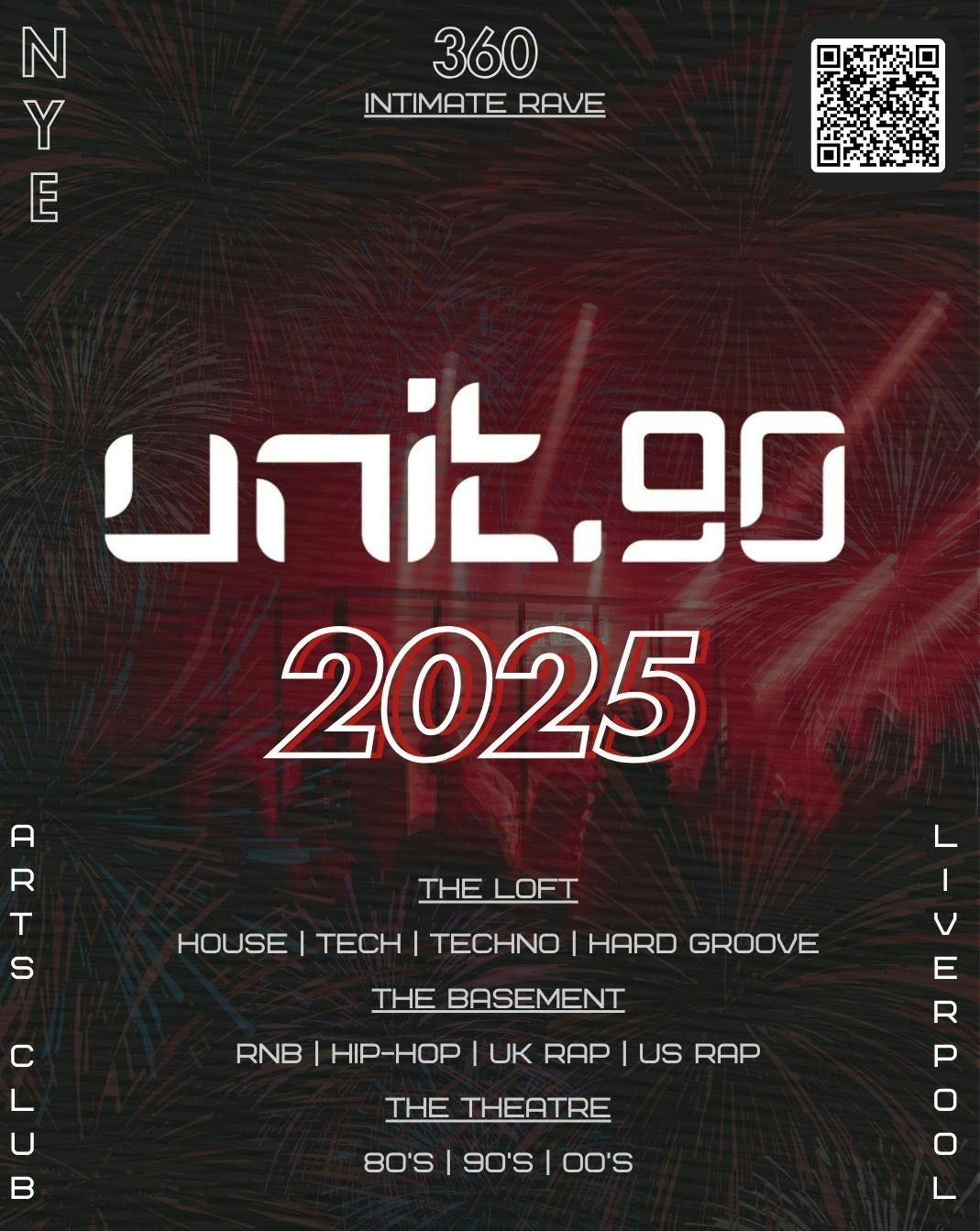 UNIT.90 NYE 2025 \/\/ ARTS CLUB \/\/ 3 FLOORS OF MUSIC 