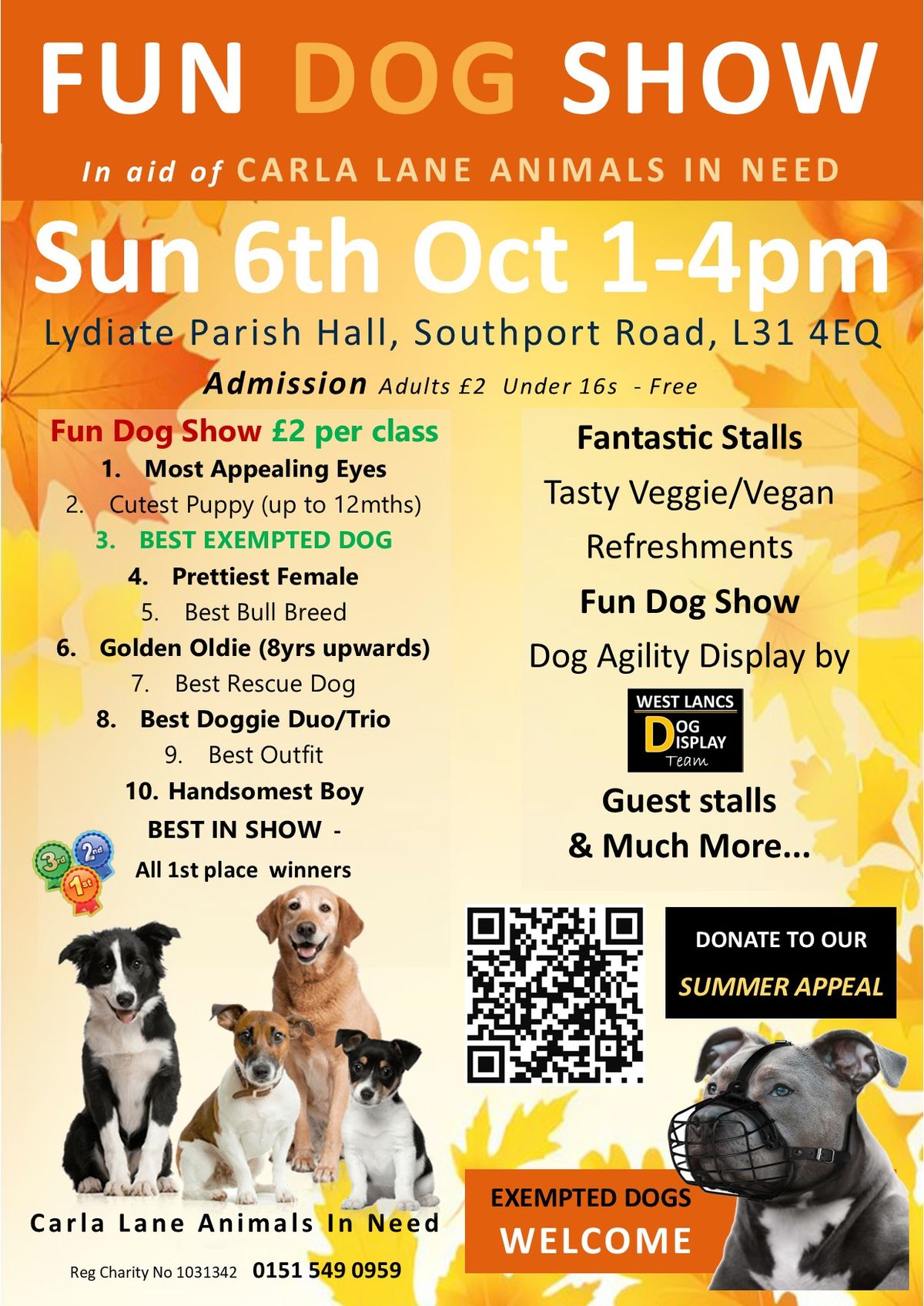 AUTUMN FAIR & FUN DOG SHOW