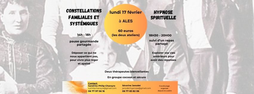 HYPNOSE SIRITUELLE ET CONSTELLATIONS FAMILIALES ET SYSTEMIQUES 