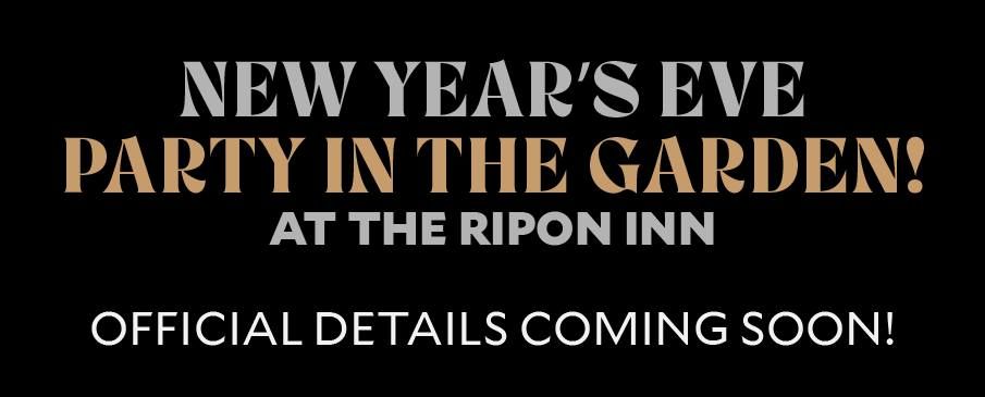 Ripon Inn presents... "NYE Party In The Garden!" - featuring "The Firebeats"