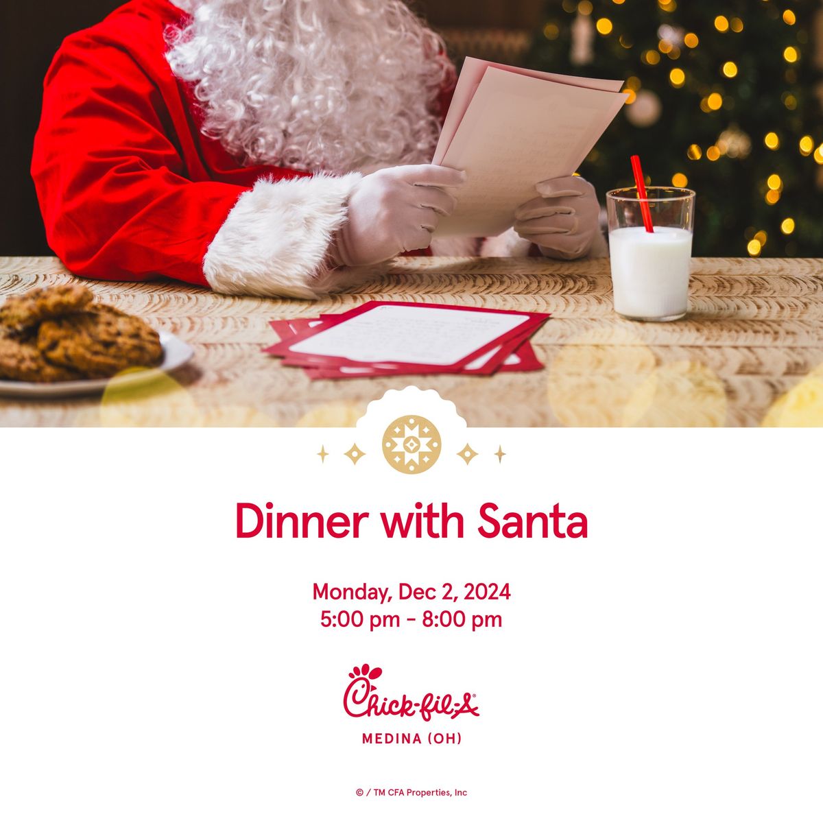 Dinner with Santa and Mrs. Claus