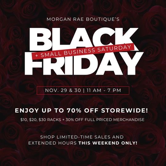 BLACK FRIDAY SALE WEEKEND 