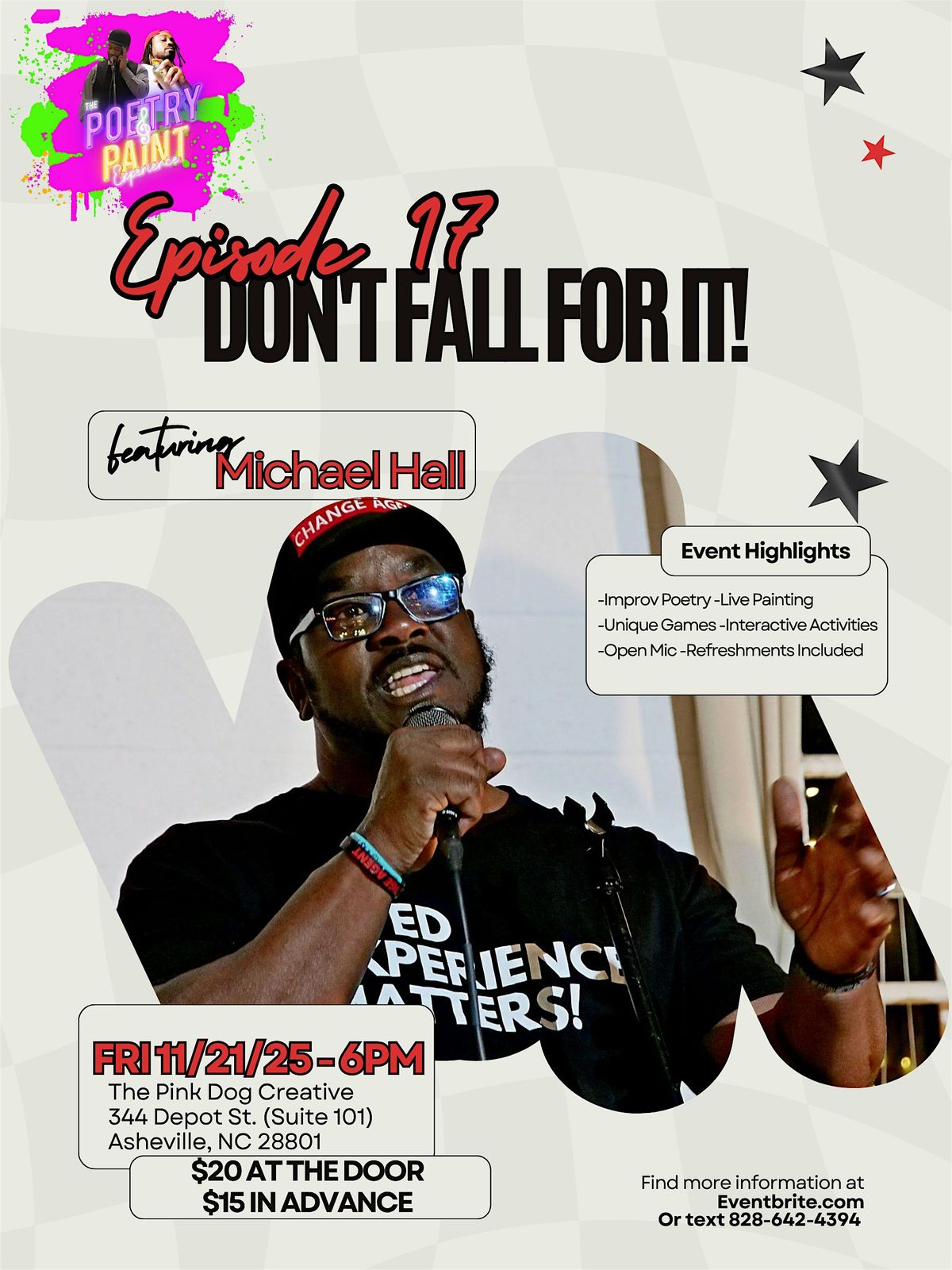 The Poetry & Paint Experience Episode 17 "Don't Fall For It!"