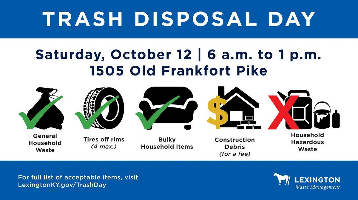 Free Trash Disposal Day