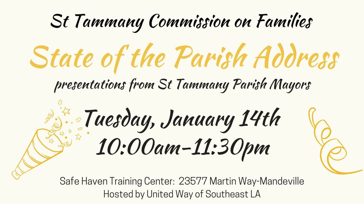 St Tammany Commission on Families January Meeting