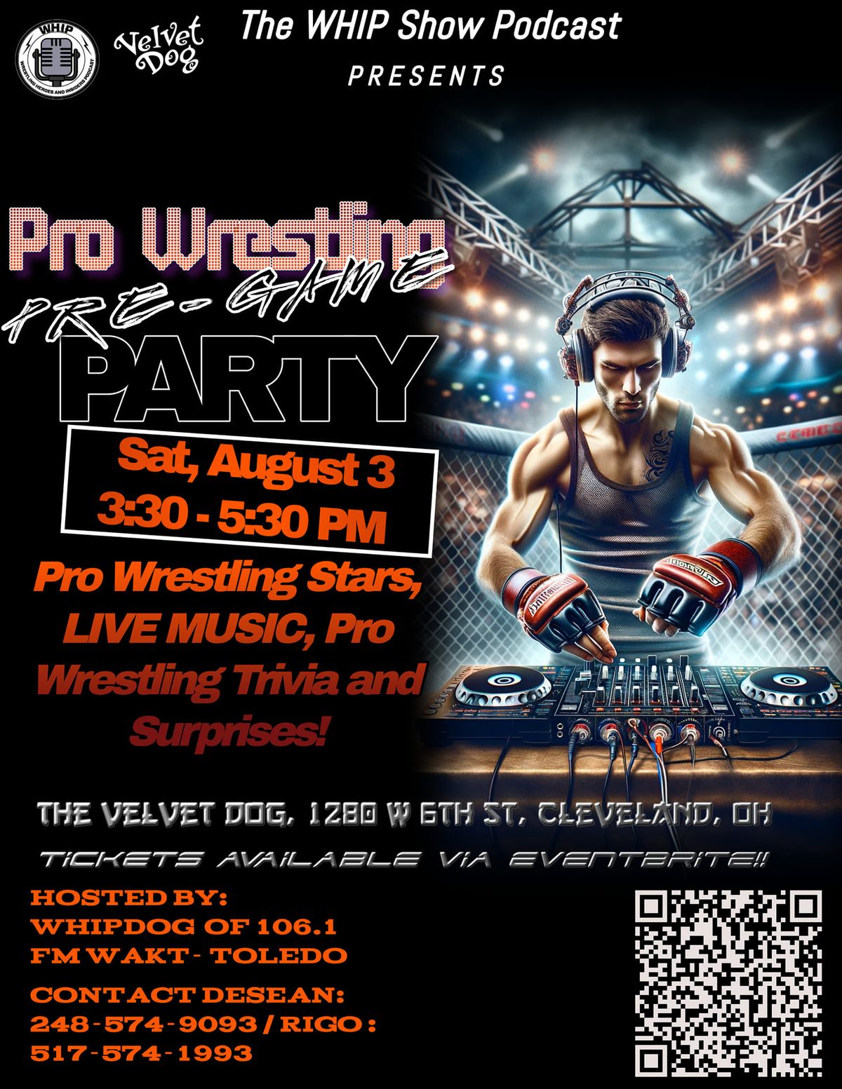 Pro Wrestling Pre-Game Party