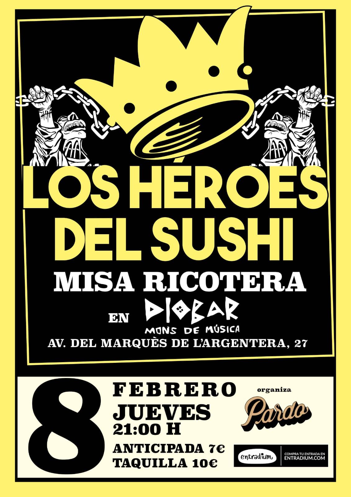 Misa Ricotera con Los H\u00e9roes del Sushi