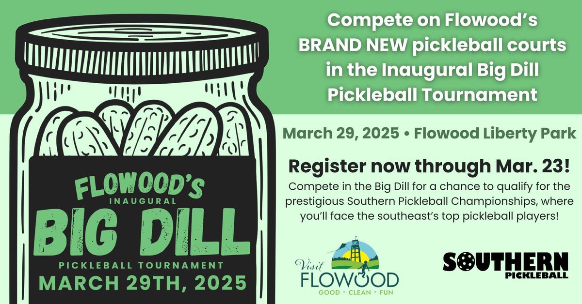 Flowood's Inaugural Big Dill Pickleball Tournament