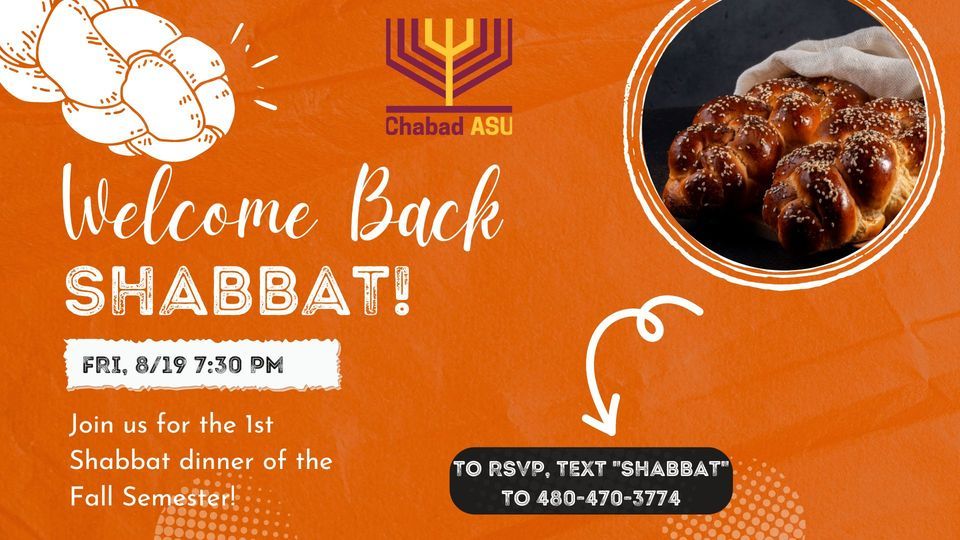 Welcome Back Shabbat