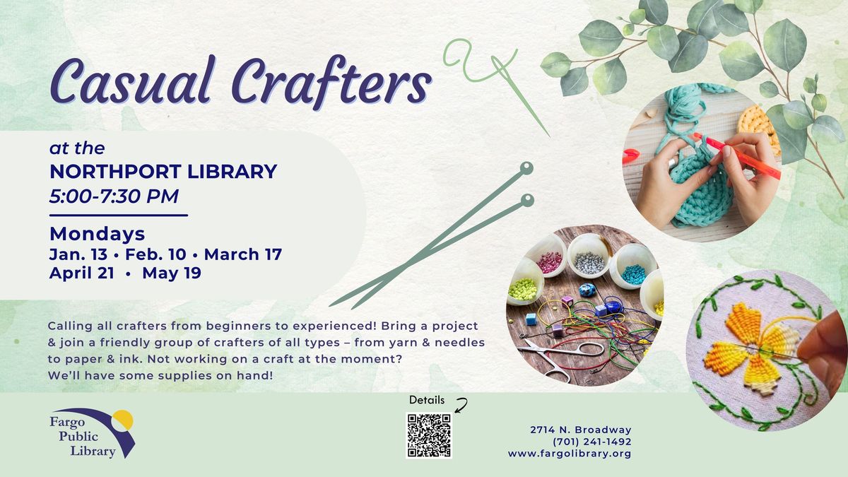 Casual Crafters at the Northport Library