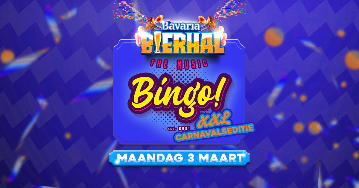 The Music Bingo XXL - Carnavalseditie 2025 | Bavaria Bierhal Eindhoven