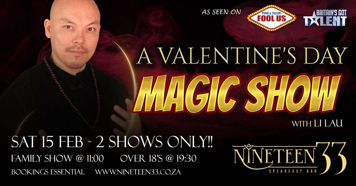 A Valentine's Day Magic Show with Li Lau