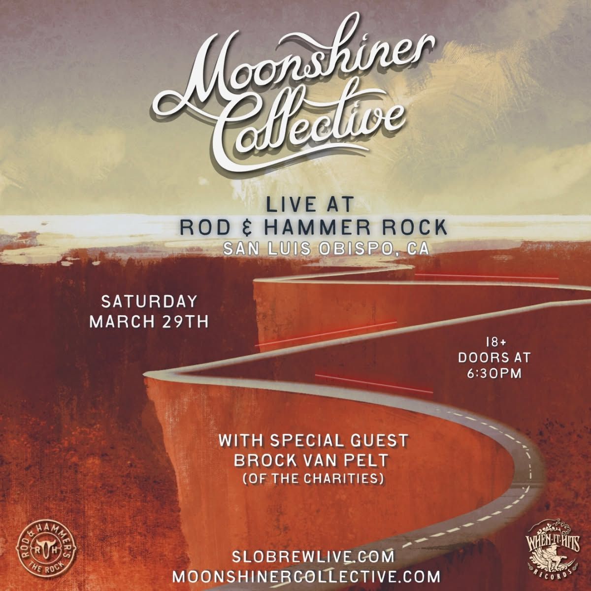 Moonshiner Collective w\/ support by Brock Van Pelt