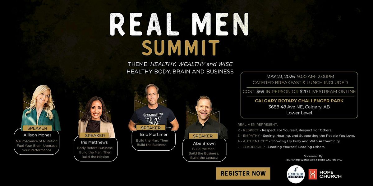 REAL MEN's Summit - Healthy, Wealthy and Wise