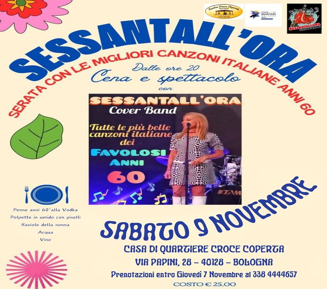 SESSANTALL'ORA - Serata con le pi\u00f9 belle canzoni italiane anni 60