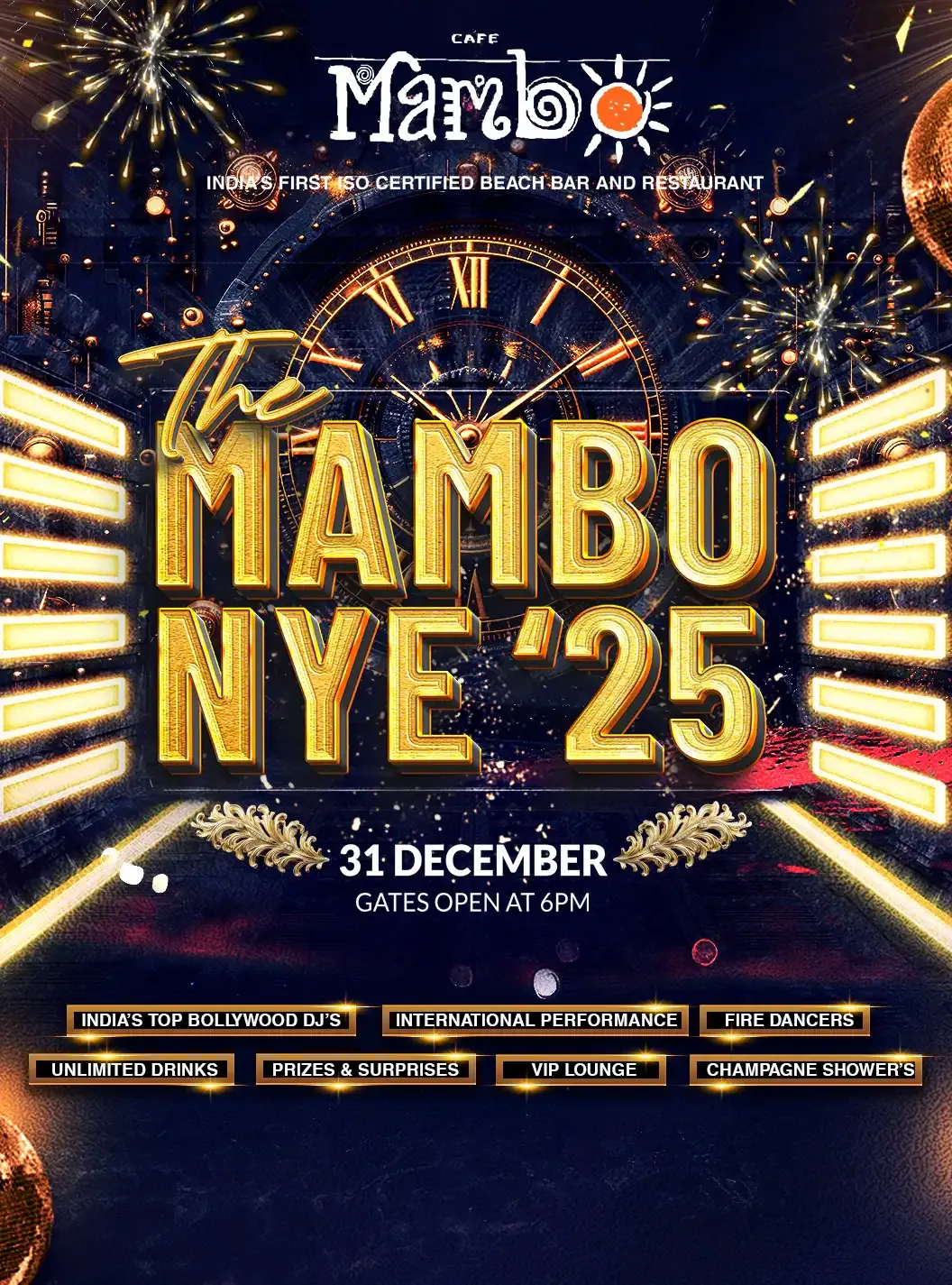 The Mambo NYE'25 Party and Music event Tickets Goa