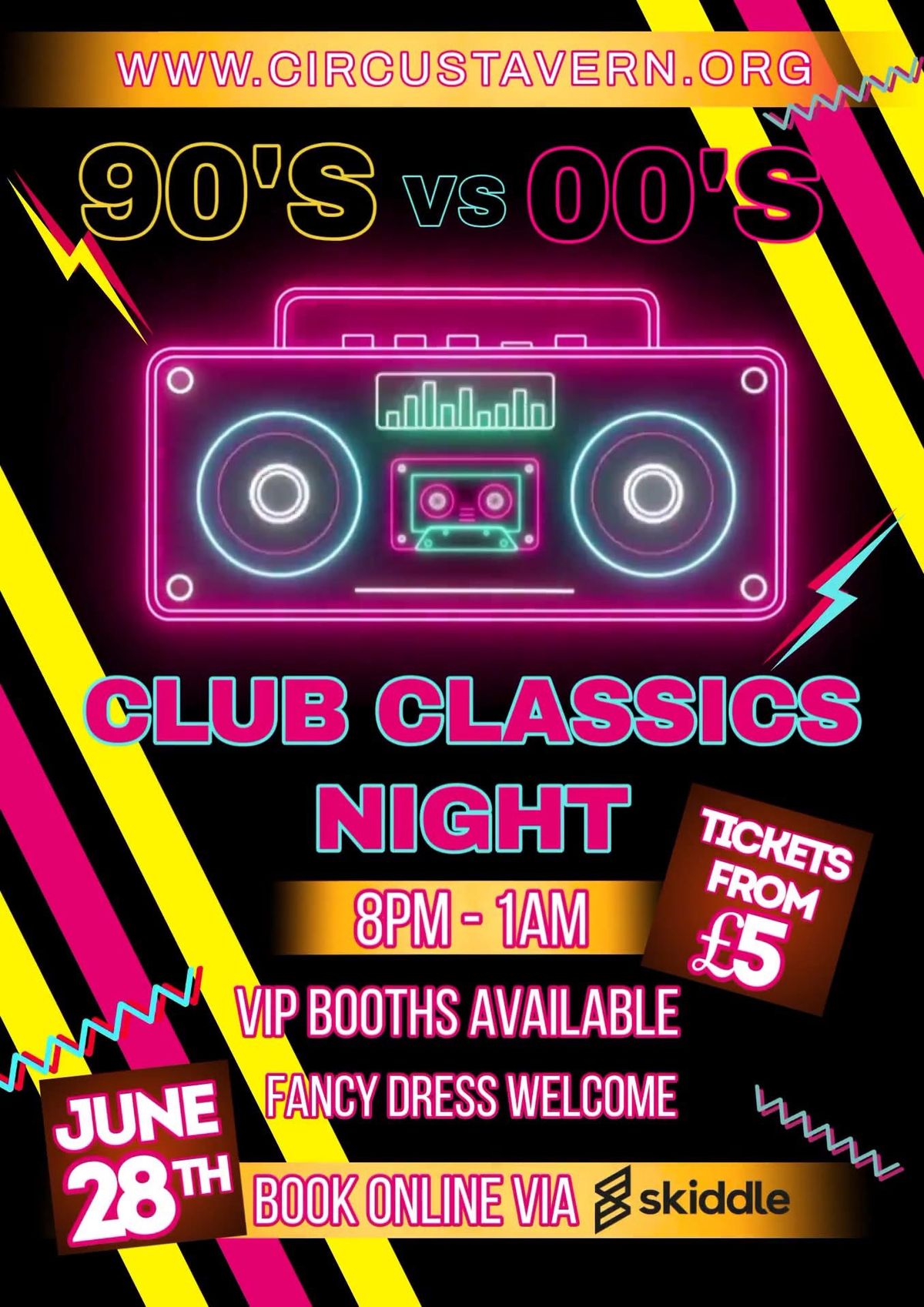 90's Vs 00's Club Classics Night