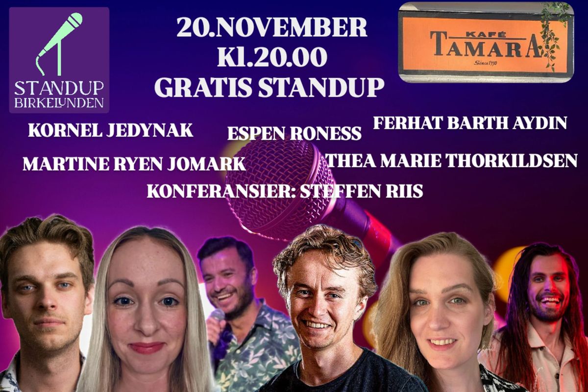 Standup Birkelunden - Klubbkveld 20.November 