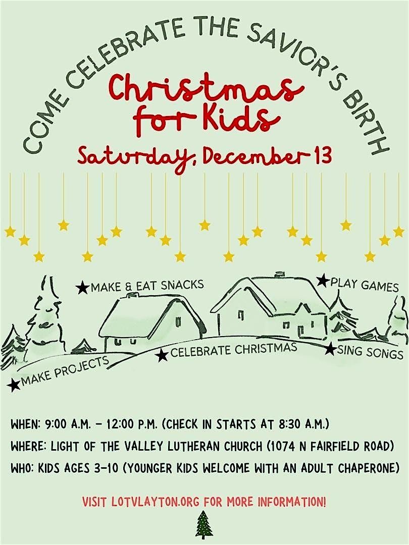 Christmas for Kids Free Event