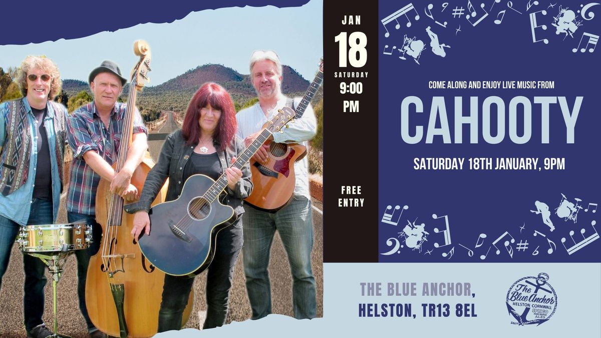 Cahooty @ The Blue Anchor Inn, Helston