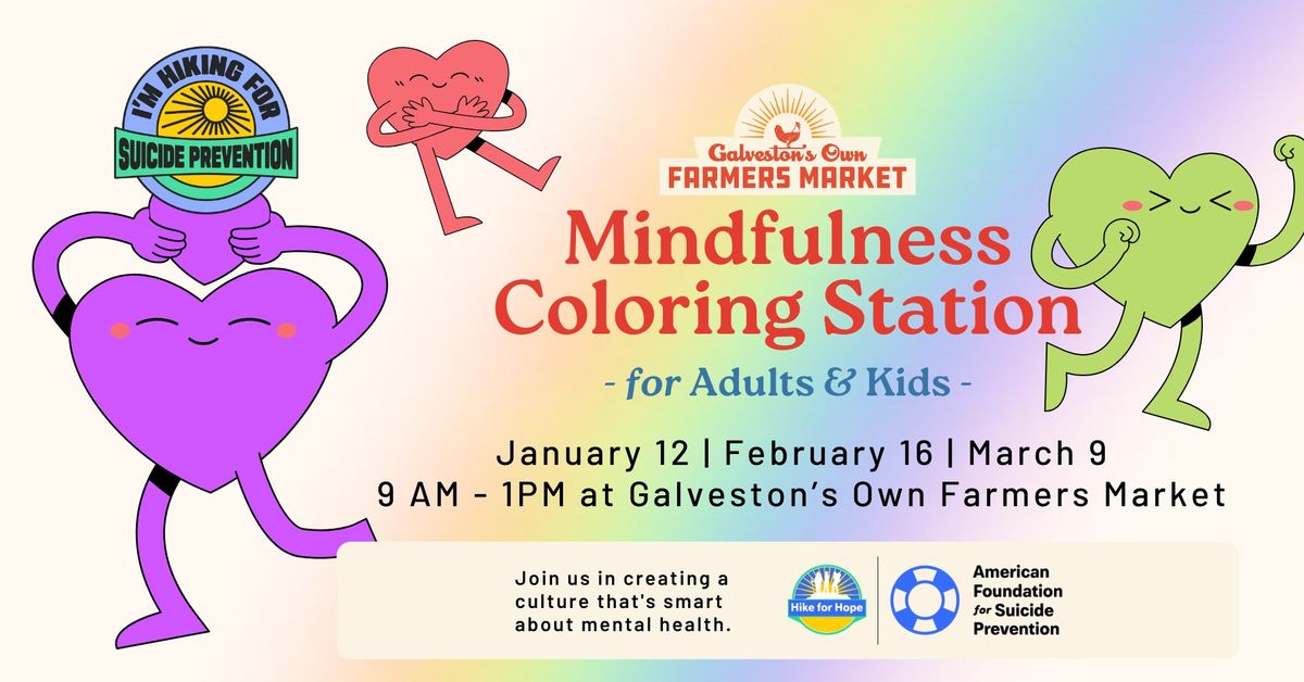 AFSP's Mindfulness Coloring Station