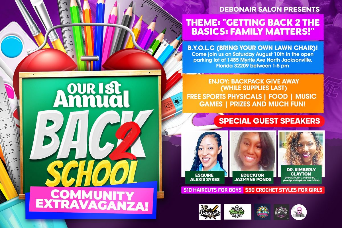 Back 2 School Community Extravaganza!!! 