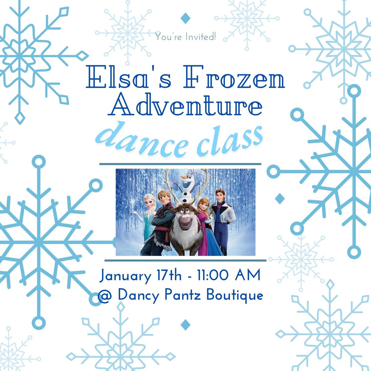 Elsa\u2019s Frozen Adventure Dance Class