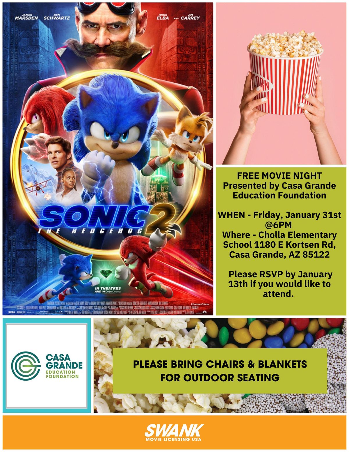 Free Movie Night - Sonic the Hedgehog 2